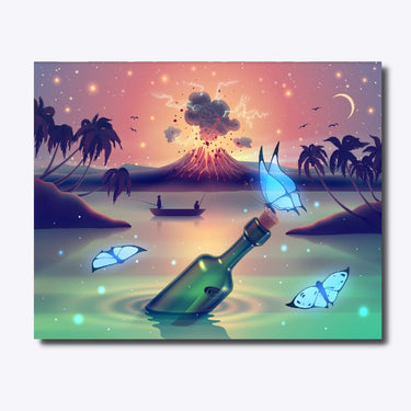 Dance of Calm and Chaos 40x50cm - Diamond Painting